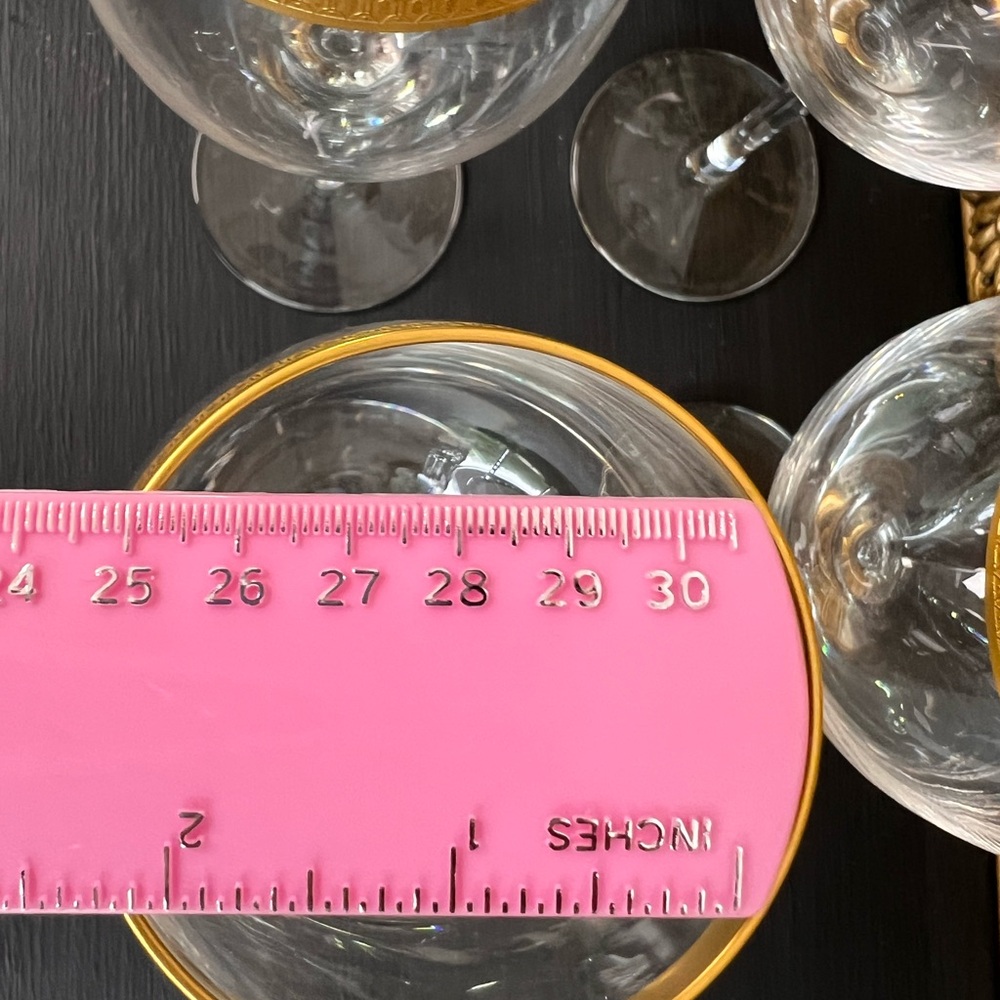 Lenox Gold Rim Wine Glass Set - Picture 9 of 10